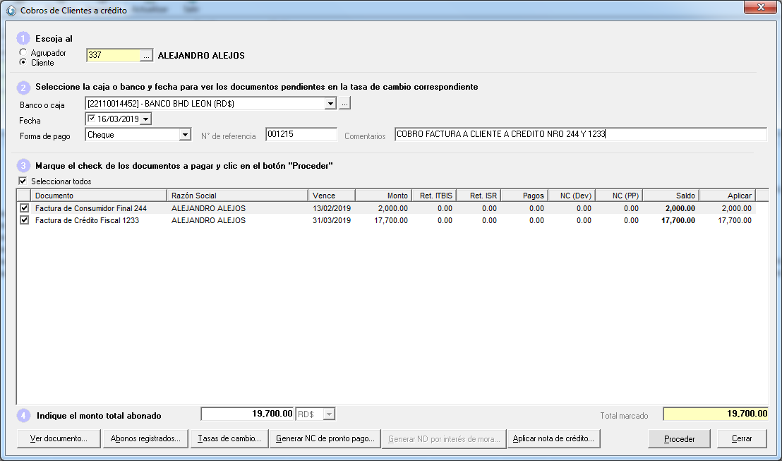 Facturación Escritorio